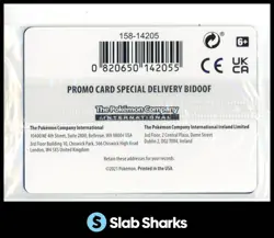 2019 POKEMON SWSH BLACK STAR PROMOS #SWSH177 SPECIAL DELIVERY BIDOOF HOLO SEALED - Image 2