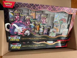 Pokemon TCG Paldean Fates Great Tusk Iron Threads Ex Premium Collection Lot of 5 - Image 1