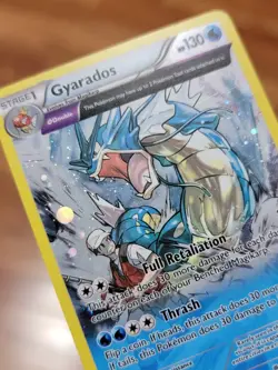 MP Pokemon TCG XY Ancient Origins 21/98 “Cosmos” Holo Box Promo Gyarados - Image 2