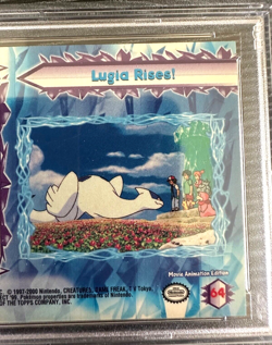 Topps Pokemon 2000 - Lugia Rises! Rainbow Foil #64 PSA 7 - POP 2 (ONLY 5 HIGHER) - Image 3