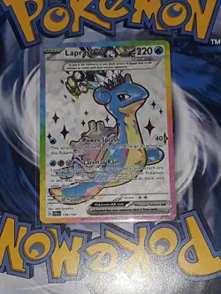 Lapras EX 158/142 Full Art Stellar Crown Pokemon TCG - Image 1