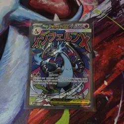 Mega EX Charizard Mega Evolution Black Star Promo Pokemon Card Near Mint - Image 1