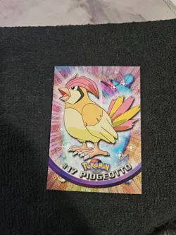 Pokemon Topps Card TV Animation #17 Pidgeotto Blue Logo - Image 1