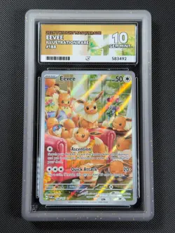 ACE 10 Eevee 188/167 IR Pokemon Card S&V Twilight Masquerade GEM MINT - Image 1