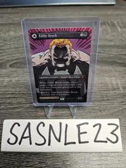 Magic Marvel's Spider-Man SPM Eddie Brock Borderless Foil 233 Mythic - Image 1