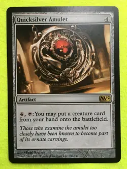 Quicksilver Amulet NM Magic 2012 Rare MTG - Image 1