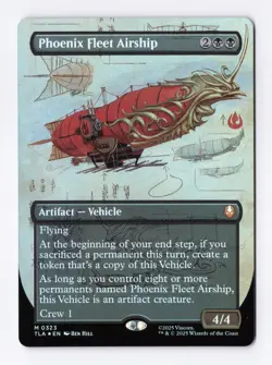Phoenix Fleet Airship (Borderless Foil) (M) MTG Avatar: The Last Airbender (TLA) - Image 1