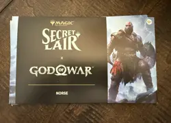 Magic The Gathering Secret Lair God of War Norse Non-Foil Sealed - Image 1