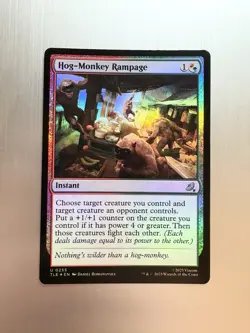 Hog-Monkey Rampage - 255 - MTG Avatar: The Last Airbender - Uncommon - FOIL - Image 1