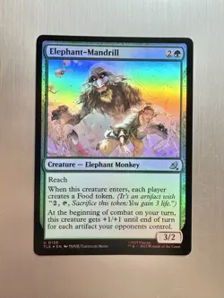 Elephant-Mandrill - 138 - MTG Avatar: The Last Airbender - Uncommon - FOIL - Image 1