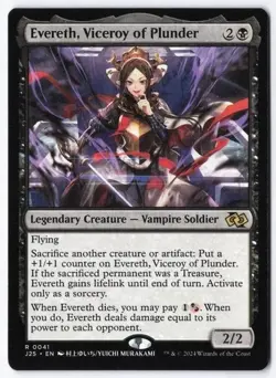Evereth, Viceroy of Plunder (Anime) #41 (NM) Foundations Jumpstart J25 Magic MTG - Image 1