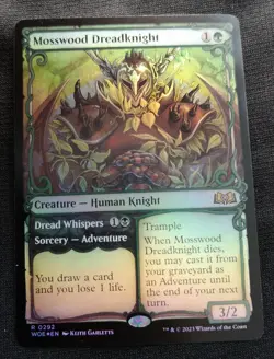 Mosswood Dreadknight - Foil - Showcase - WOE - NM Unplayed - EN - 0292 - Image 1