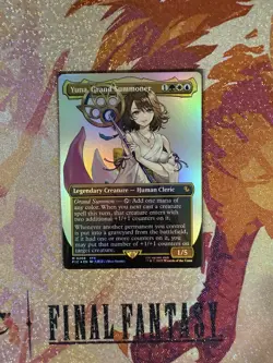 Yuna, Grand Summoner (Borderless) Commander: Final Fantasy Foil - Image 1