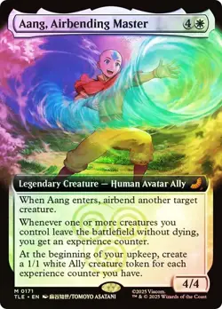 Aang, Airbending Master Foil Extended Art Avatar: The Last Airbender NM MTG - Image 1