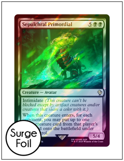 1x Sepulchral Primordial, Surge Foil, Final Fantasy, Magic MTG NM - Image 1