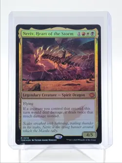 NERIV, HEART OF THE STORM 2025 MTG TARKIR: DRAGONSTORM MYTHIC Q5902 - Image 1