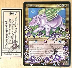 MTG Phelddagrif Alter Altered Sketch Art Amy WEBER Magic - Image 1