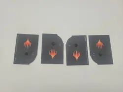 Magic the gathering life counter spindown wheel. Set of 4 - Image 1