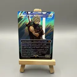 Cloud, Midgar Mercenary (Borderless) (Surge Foil) Final Fantasy Foil - Image 1