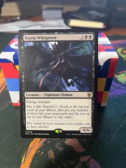 MTG Doom Whisperer Commander: Murders at Karlov Manor Regular (0128) LP - Image 1