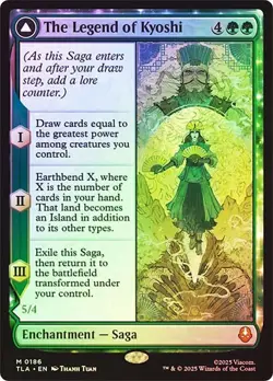 The Legend of Kyoshi Foil Avatar: The Last Airbender NM MTG - Image 1