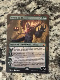 MTG Magic the Gathering Wrenn and Seven (278/553) Innistrad Midnight Hunt LP - Image 1