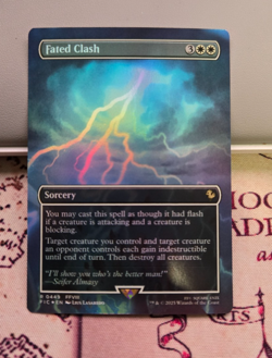 MTG Foil Fated Clash Borderless Final Fantasy NM - Image 1