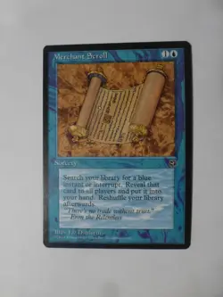 MtG Homelands Merchant Scroll M/NM Flat Ship VCT123897 - Image 1