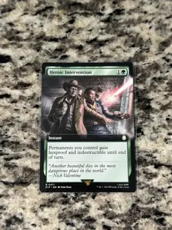 MTG Heroic Intervention (Extended Art) Normal NM Universes Beyond: Fallout R Mag - Image 1