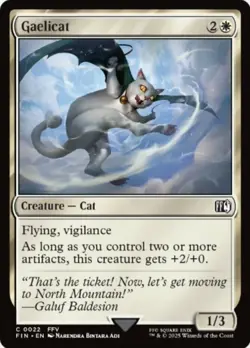 Gaelicat - Foil - Final Fantasy #0022 MTG Magic The Gathering - Image 1