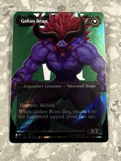 Vincent Valentine (Borderless) (Surge Foil) #528 MTG Final Fantasy FIN NM X1 - Image 2