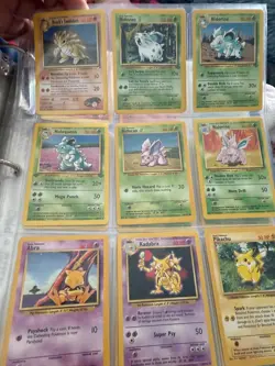 1999-2000 pokemon card lot 200+ cards - Image 4