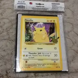 Pokemon:25th Anniversary First Partner Collector’s Binder SEALED +JUMBO PIKACHU 820650809606 - Image 1