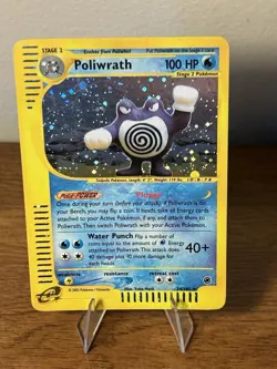 2002 Pokemon Expedition Set Poliwrath Holo #24/165 - Image 1