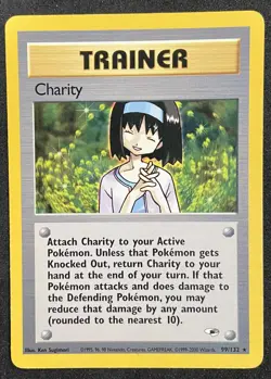 Charity 99/132 Pokemon Gym Heroes LP/MP - Image 1