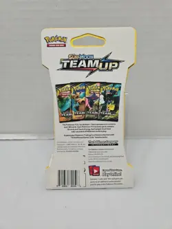 Pokemon TCG Sun & Moon Team Up Sleeved Blister Booster Pack Zekrom Pikachu - Image 2