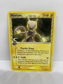 2006 Pokemon EX Holon Phantoms Mewtwo Delta Species #24/110 NM - Image 1
