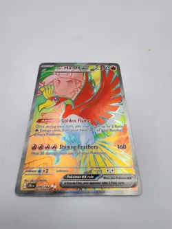 Pokemon TCG Ethan's Ho-Oh EX 209/182 Full Art, Destined Rivals - Image 2