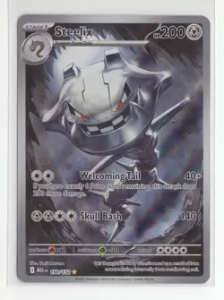 Pokemon TCG Steelix 150/132 Mega Evolution Illustration Rare Nm - Image 1