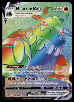 Pokemon TCG SWSH Astral Radiance #191/189 Heatran VMAX (Secret) NM - Image 1