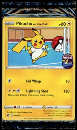 Sealed Pikachu on the Ball Pokemon Futsal 001/005 Pokemon - Image 1