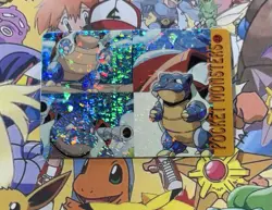 Pokemon Vintage Pocket Monsters Vending HOLO Prism Sticker 1999 Bandai Nintendo - Image 1