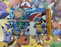 Pokemon Vintage Pocket Monsters Vending HOLO Prism Sticker 1999 Bandai Nintendo - Image 2