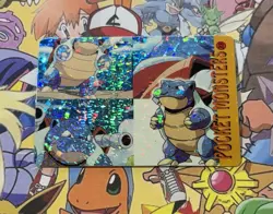 Pokemon Vintage Pocket Monsters Vending HOLO Prism Sticker 1999 Bandai Nintendo - Image 4