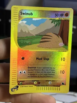 Swinub 108/144 Skyridge 2003 Reverse Holo Pokemon Card TCG - Image 3