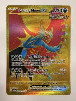 Roaring Moon ex 262/182 - Paradox Rift - Hyper Rare Pokemon TCG Card - Near Mint - Image 1