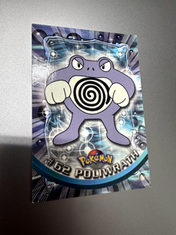 Rare 1999 Topps Poliwrath #62 Pokemon TV Animation Edition Series 1 blue label - Image 1