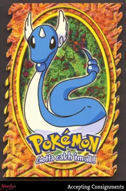 1999 Topps Pokemon Movie Animation Edition Evolution Die-Cuts #11 Dragonair - Image 1