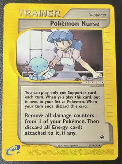 Pokemon Nurse 145/165 Expedition WoTC E-Reader LP-NM - Image 1