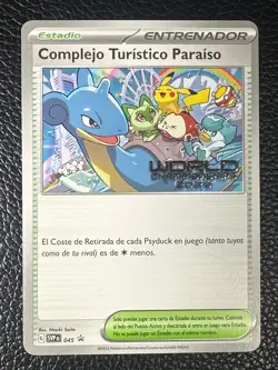 2023 Pokemon Spanish Paradise Resort SVP World Champion 2023 Promo - Image 1